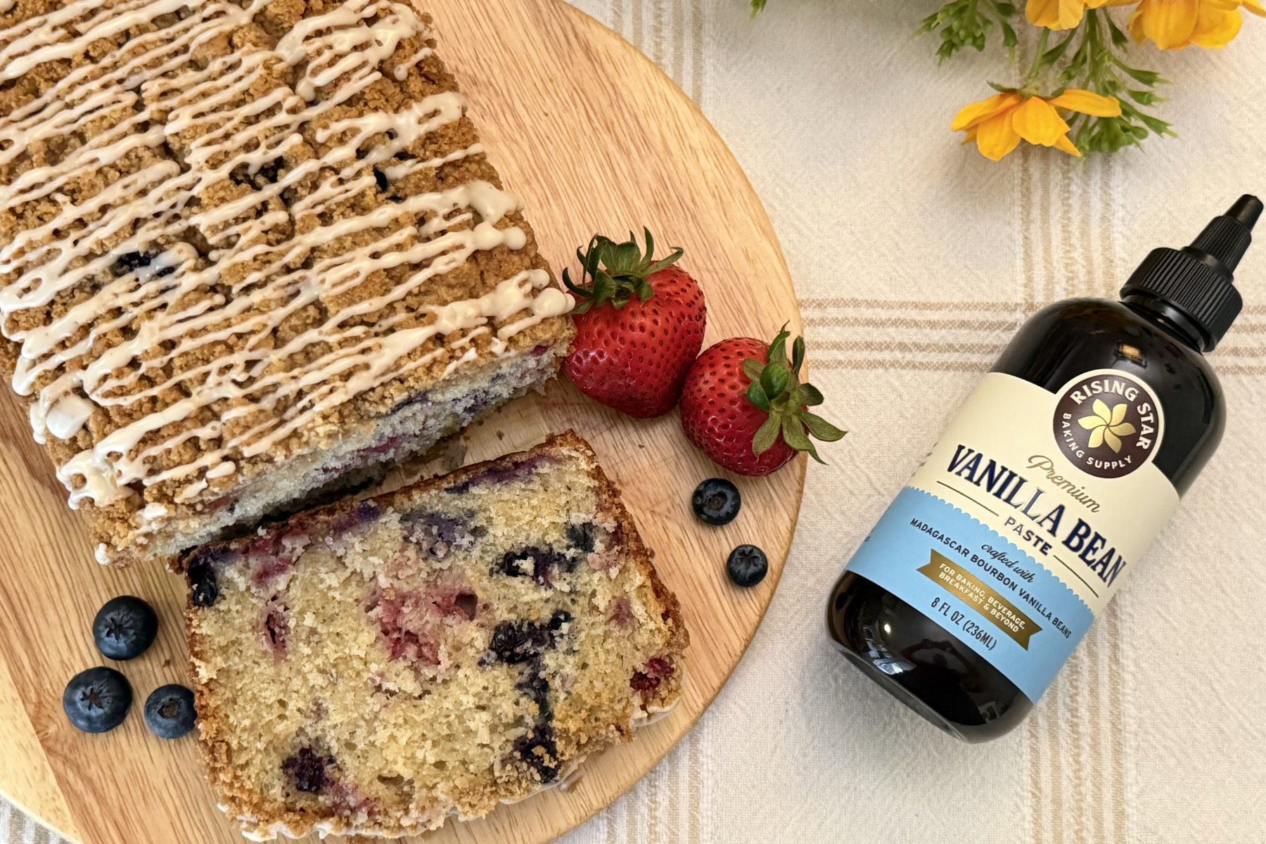 Mixed Berry Loaf