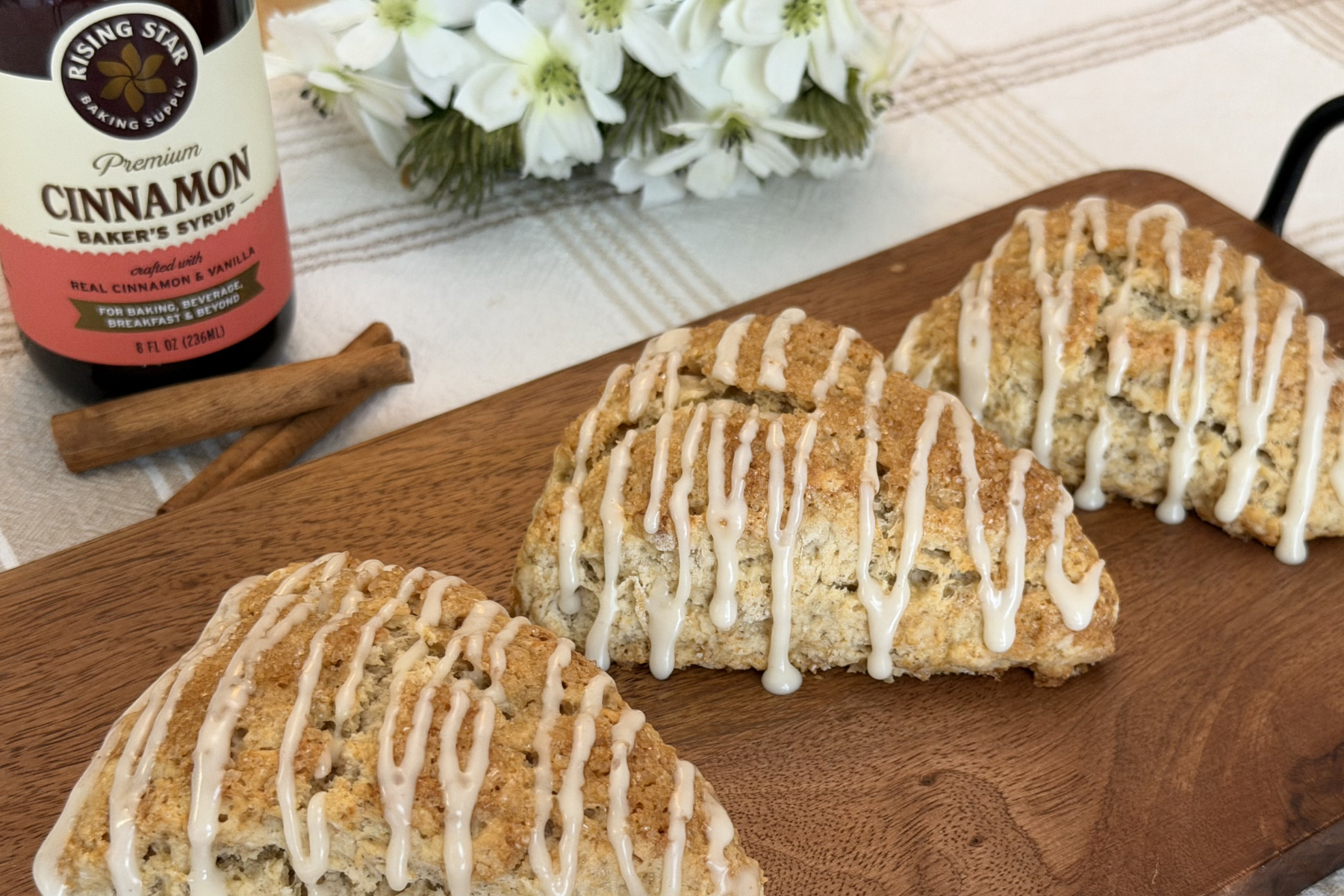 Banana Cinnamon Scones