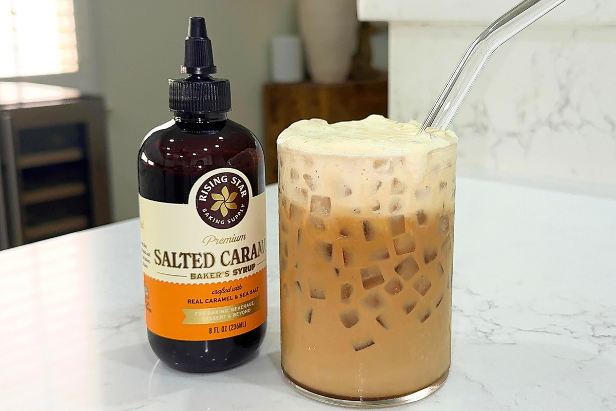 Salted Caramel Brown Sugar Iced Latte