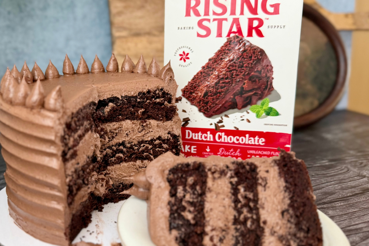 Dutch Chocolate Cake with Chocolate Buttercream