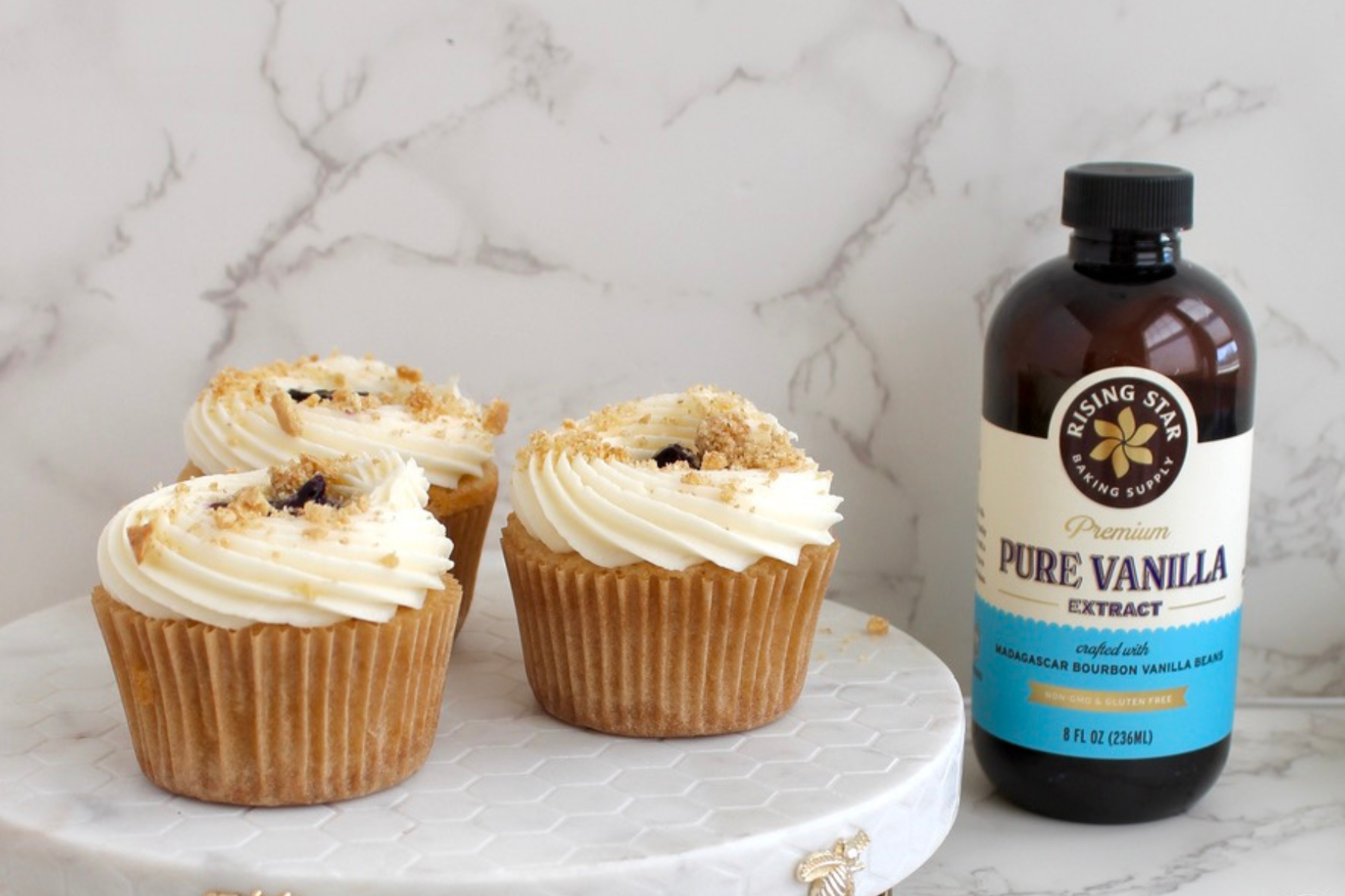 Blueberry Pie Cupcakes