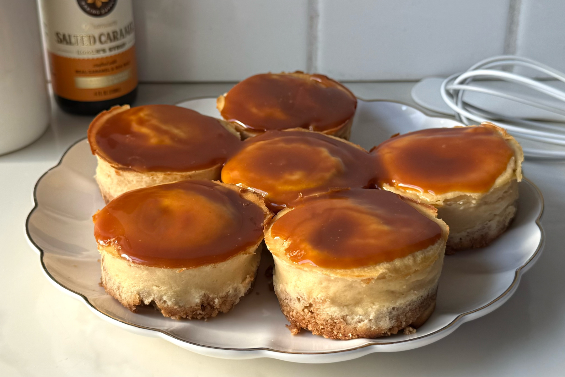 Salted Caramel Cheesecake Bites