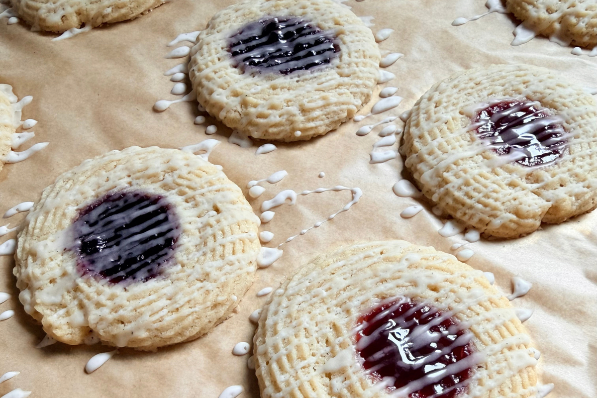 Mixed Berry Butter Cookies