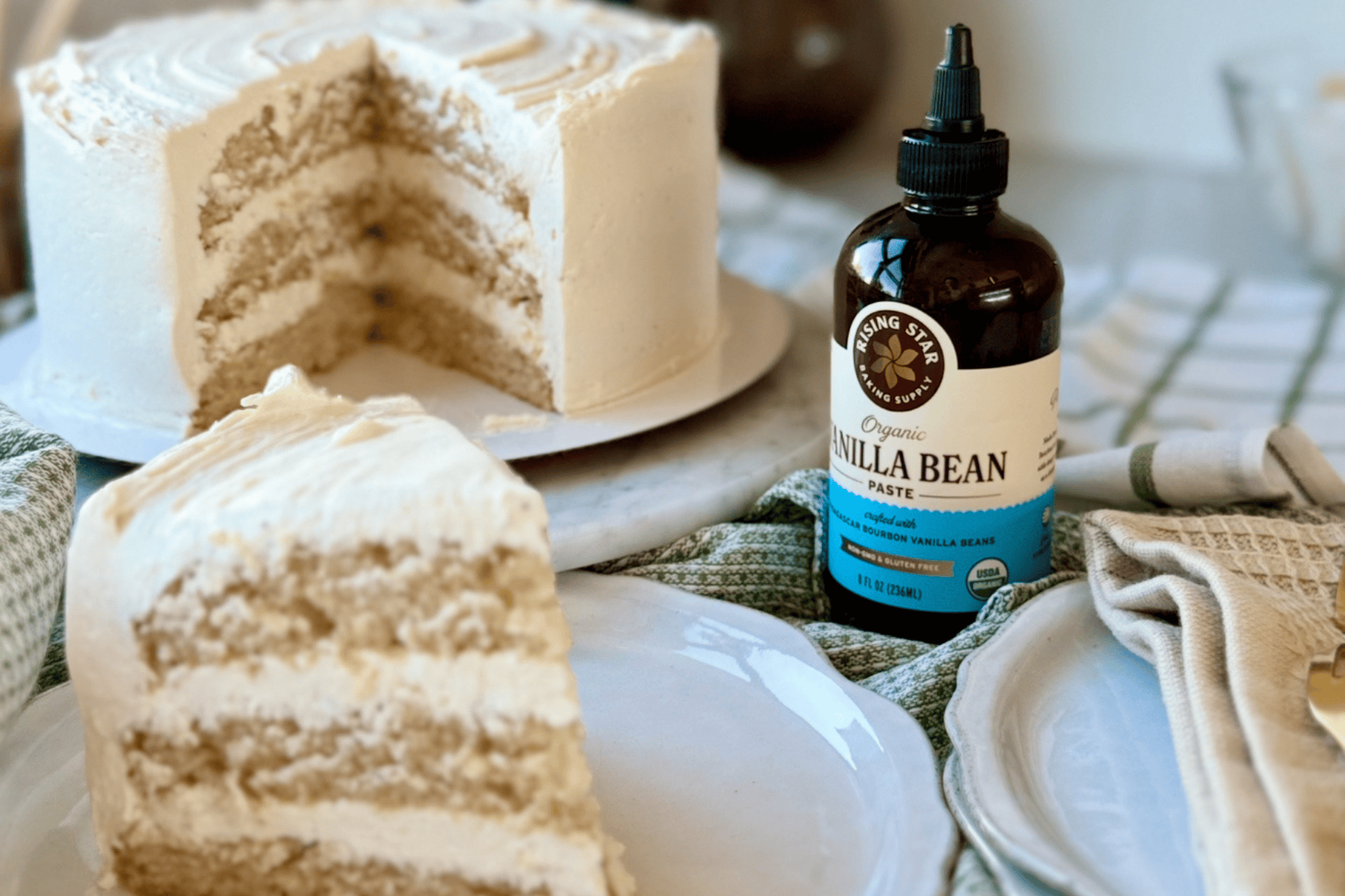 Layered Vanilla Cake