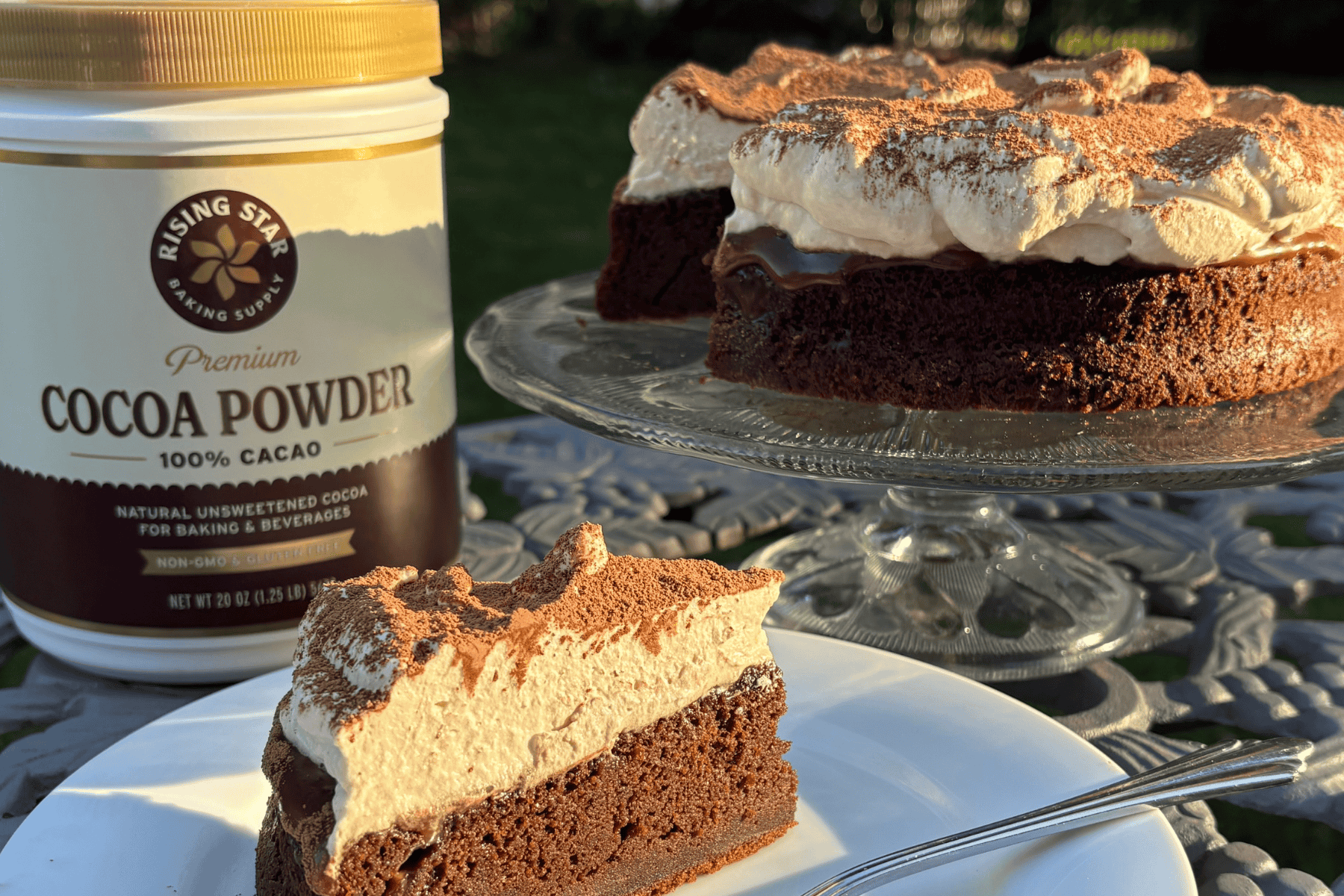 Single-Layer Mocha Cake