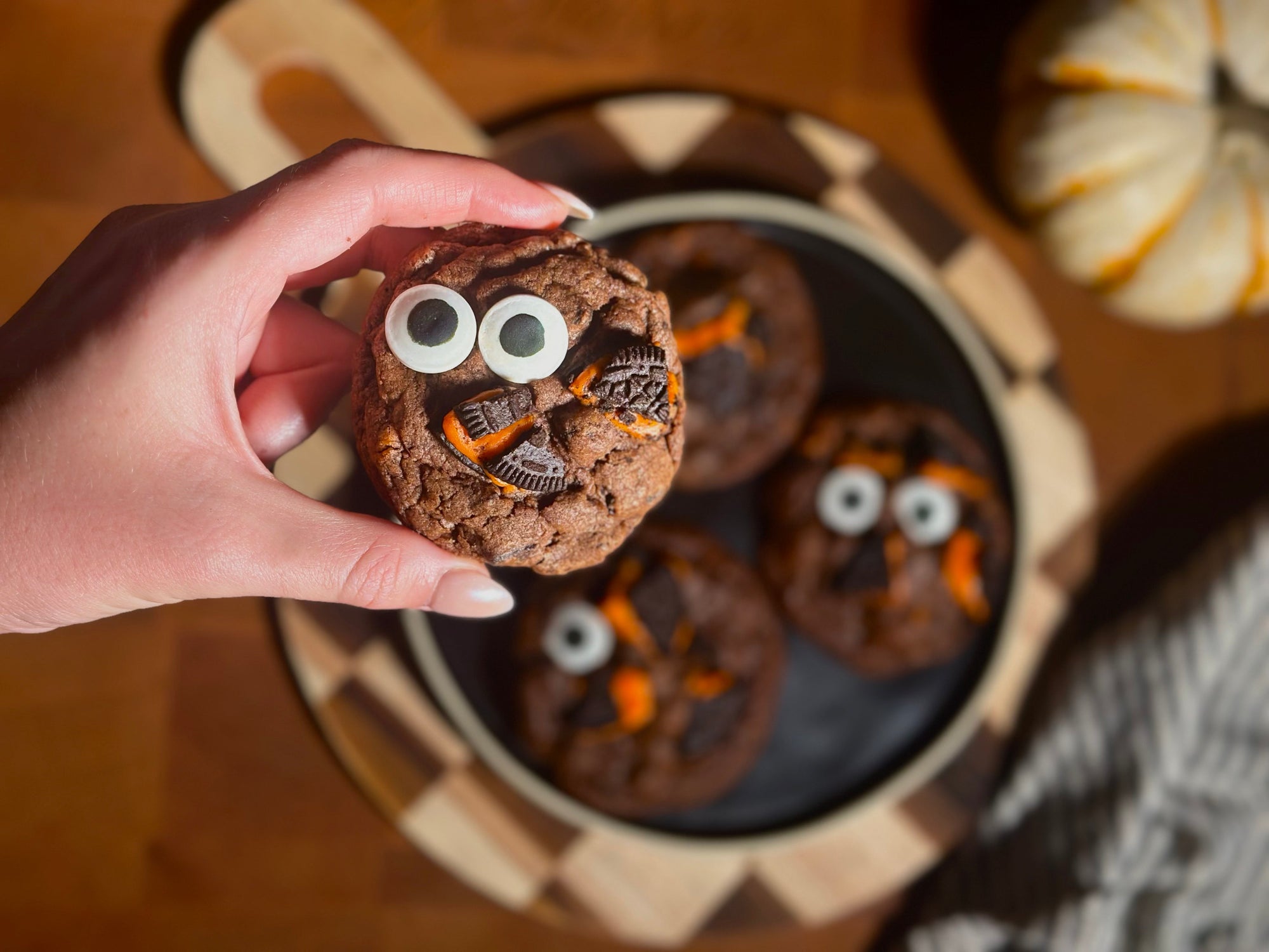 Nutella-Stuffed Monster Cookies