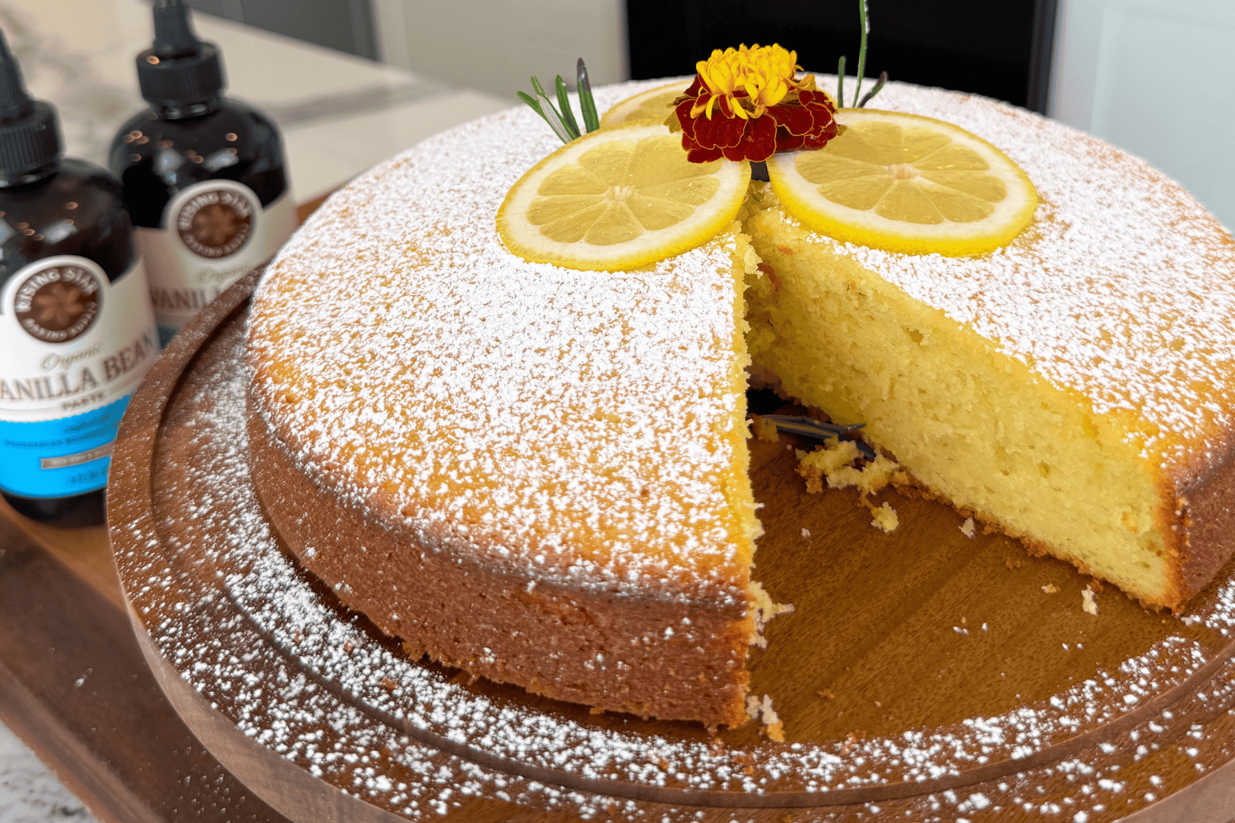 Vanilla Bean Olive Oil Cake