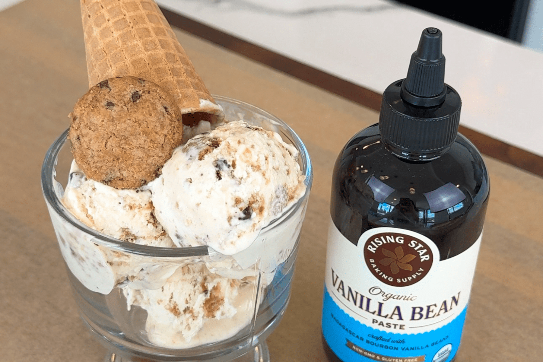 No-Churn Chocolate Chip Cookie Ice Cream