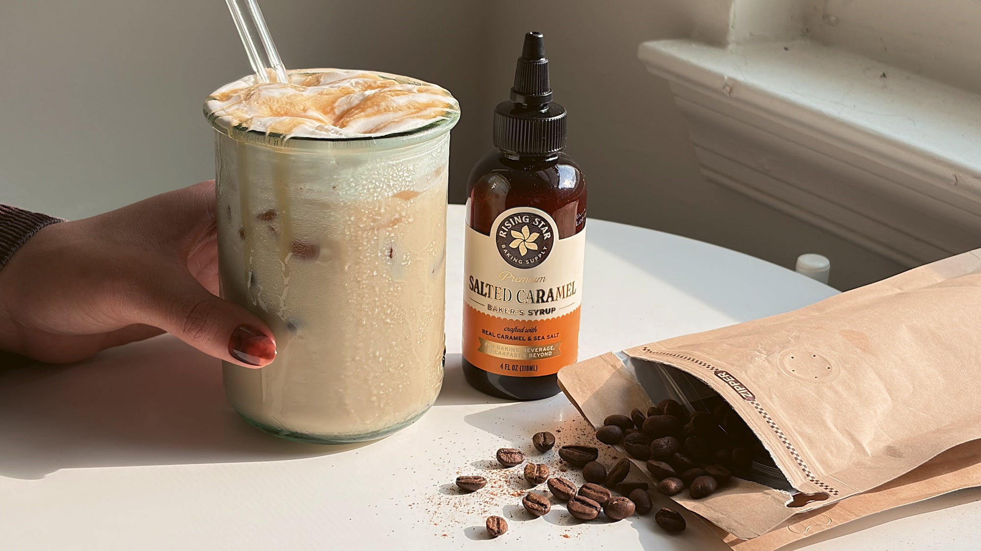 Salted Caramel Brown Sugar Shaken Espresso