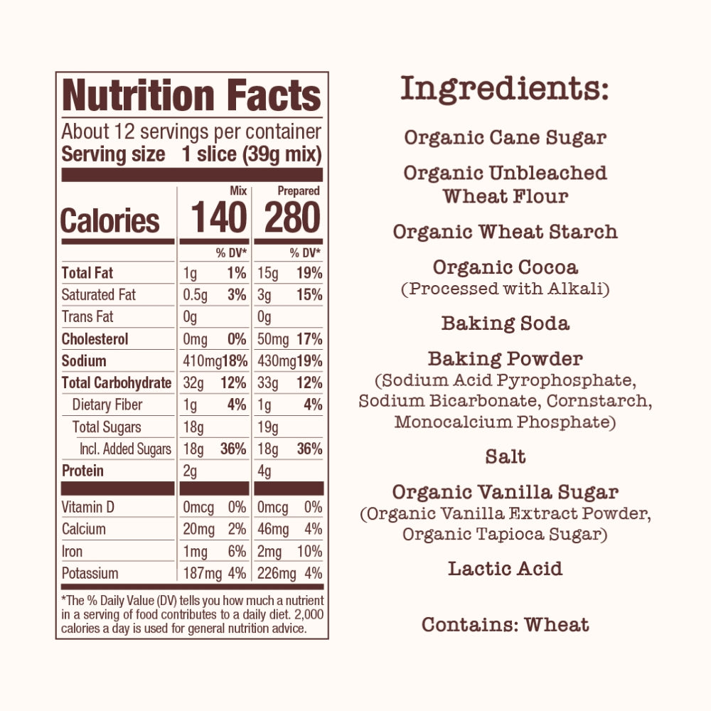 Dutch Chocolate Cake Mix