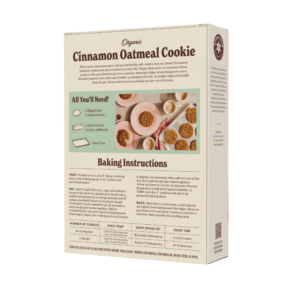 Cinnamon Oatmeal Cookie Mix