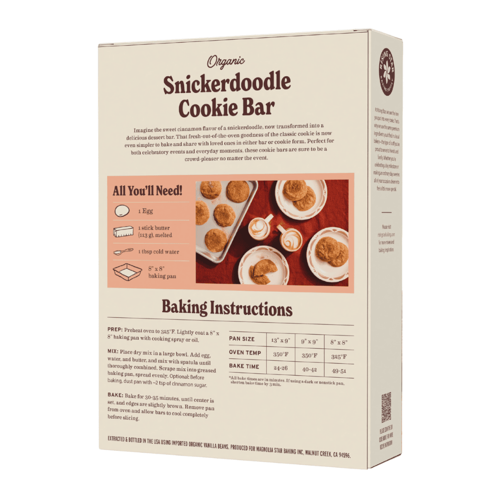 Snickerdoodle Cookie Bar Mix