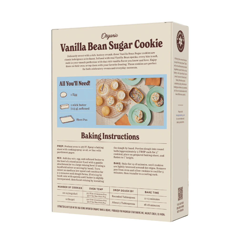Vanilla Bean Sugar Cookie Mix